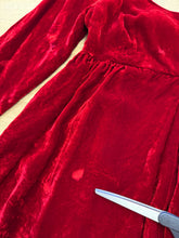 70s Flouncy Velvet Romper