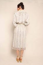 80s Fringe Knit Dolman Dress