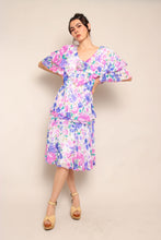 80s Whimsy Drop Waist Dress