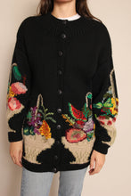 90s Fruit Basket Cardigan