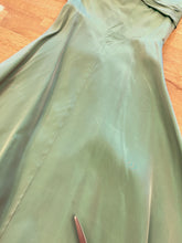 50s Teal Taffeta Dress