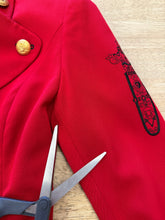 90s Red Military Jacket