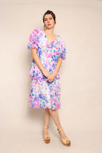 80s Whimsy Drop Waist Dress