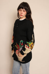 90s Fruit Basket Cardigan