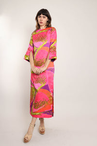 60s Abstract Psychedelic Dress