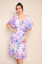 80s Whimsy Drop Waist Dress