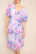 80s Whimsy Drop Waist Dress
