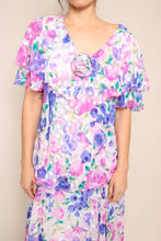 80s Whimsy Drop Waist Dress