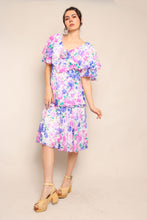 80s Whimsy Drop Waist Dress