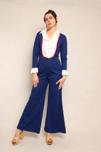 70s Tuxedo Bell Bottom Jumpsuit