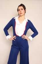 70s Tuxedo Bell Bottom Jumpsuit