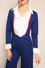 70s Tuxedo Bell Bottom Jumpsuit