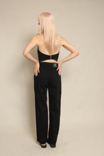 Y2K Versace Black Mid Rise Boot Cut Jeans