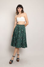 50s Abstract Floral Skirt