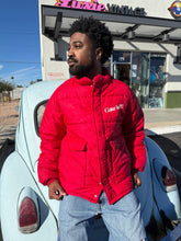 80s Coca Cola Puffer Jacket