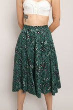 50s Abstract Floral Skirt