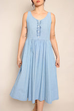 90s Laura Ashley Chambray Dress