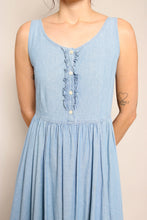 90s Laura Ashley Chambray Dress