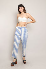 90s Striped Cotton Pants