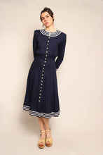 90s Navy Nautical Dress