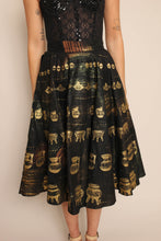 50s Hand Painted Mexican Circle Skirt