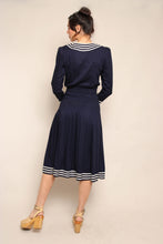 90s Navy Nautical Dress