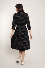 80s Rainbow Polka Dot Dress