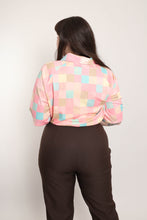 70s Pastel Checkered Shirt
