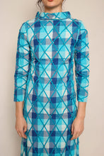60s Lila Bath Cotton Yarn Dress