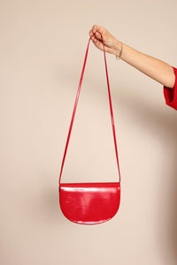 90s Red Grommet Dress & Purse Ensemble