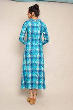 60s Lila Bath Cotton Yarn Dress