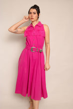 90s Pink Fringe Western Dress