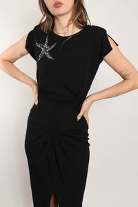 80s Vicky Tiel Starfish Dress