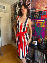 60s Mod Striped Knit Dress