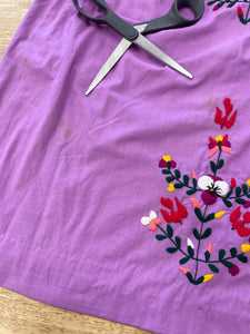 70s Purple Oaxacan Dress