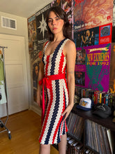 60s Mod Striped Knit Dress