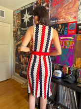 60s Mod Striped Knit Dress