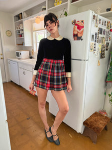 70s Plaid Mini Dress Luxie Vintage 70s Plaid Mini Dress Luxie Vintage