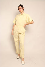 80s Butter Yellow Jumpsuit