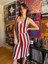 60s Mod Striped Knit Dress