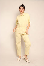 80s Butter Yellow Jumpsuit