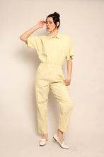 80s Butter Yellow Jumpsuit