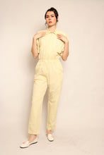 80s Butter Yellow Jumpsuit