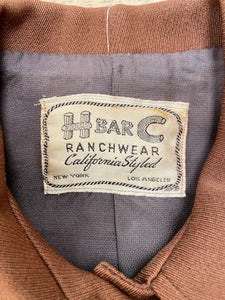 40s H Bar C Gabardine Jacket