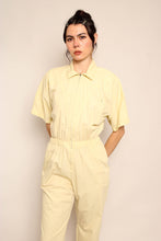 80s Butter Yellow Jumpsuit