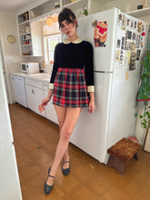 70s Plaid Mini Dress
