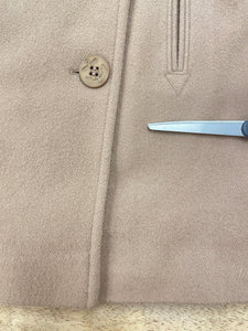 80s Tan Wool Jacket