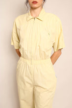 80s Butter Yellow Jumpsuit