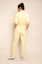 80s Butter Yellow Jumpsuit