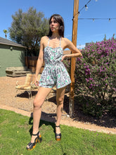 80s Abstract Print Romper